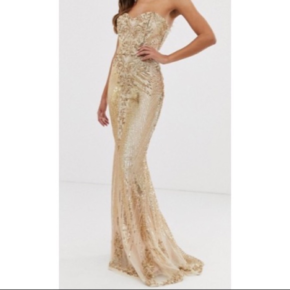 Worn once for a wedding and in perfect condition!